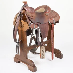Nrs Pro Series Used 14in 3/4 Breed Inlaid Seat Team Roper