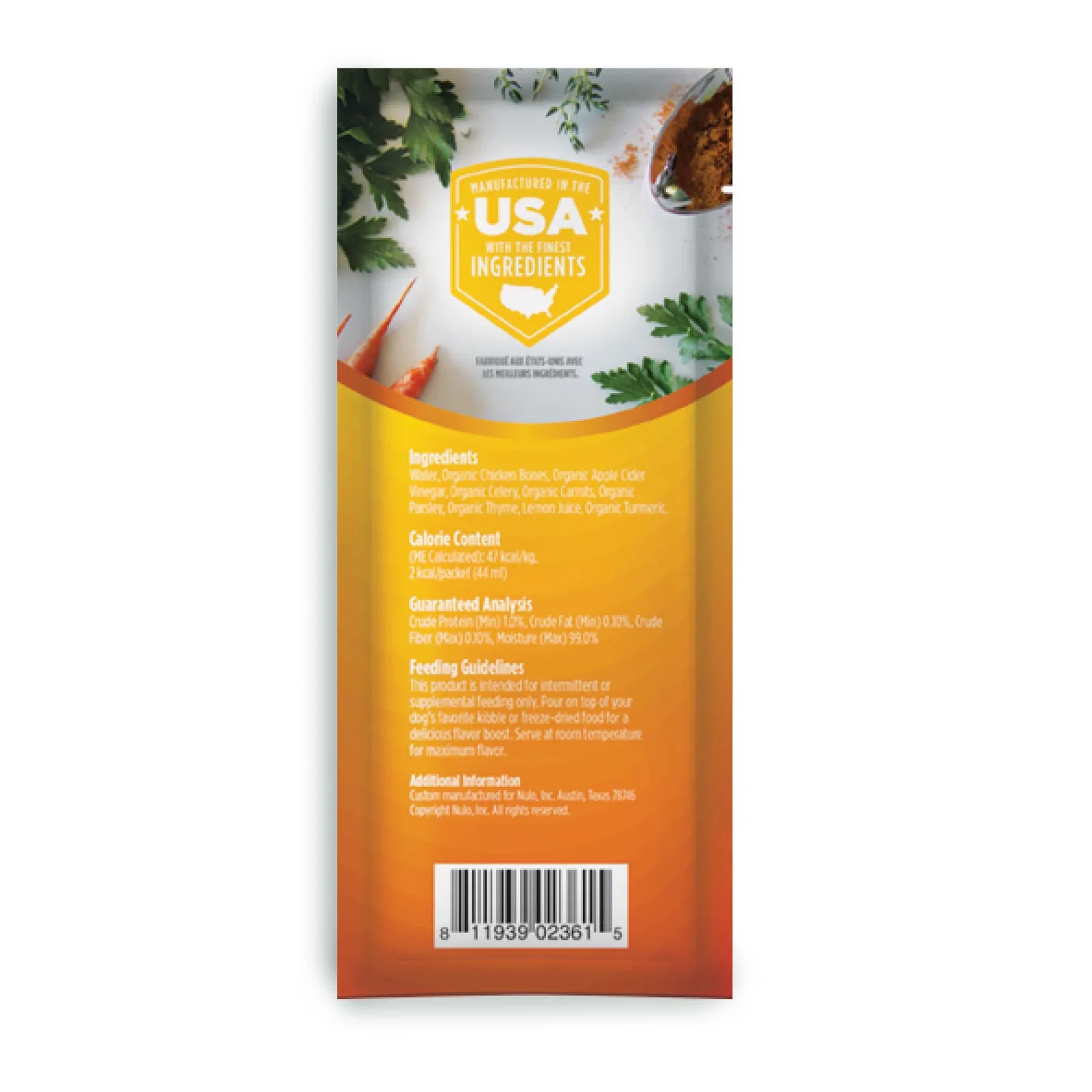 Nulo FreeStyle Chicken Bone Broth Topper for Pets - Image 2