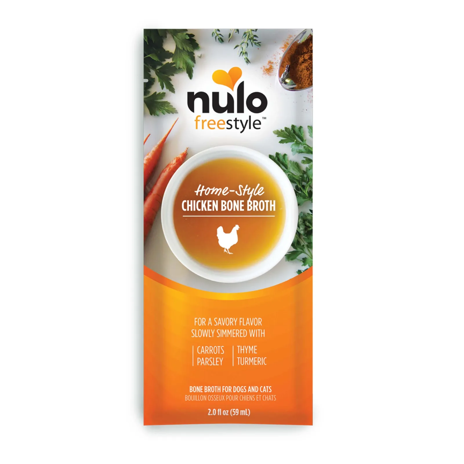 Nulo FreeStyle Chicken Bone Broth Topper for Pets