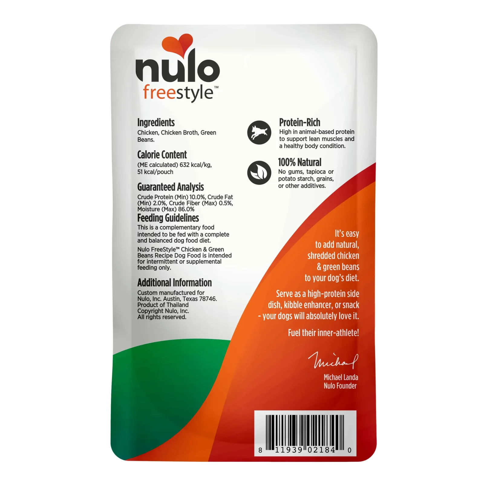 Nulo FreeStyle Chicken & Green Beans Meaty Topper for Dogs - Image 2