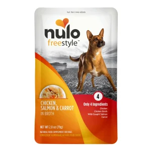 Nulo FreeStyle Chicken, Salmon, & Carrot Meaty Topper for Dogs