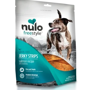 Nulo Freestyle Grain Free Salmon & Strawberries Recipe Jerky Dog Treats