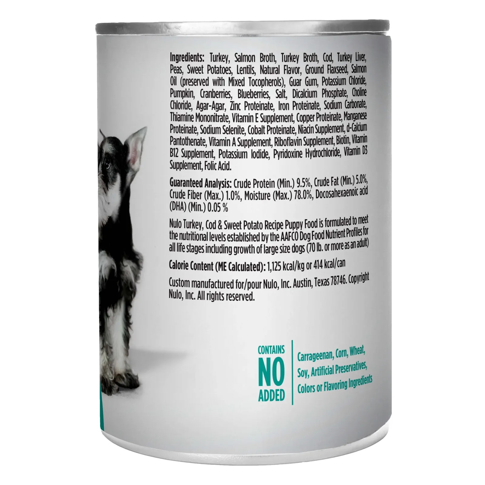 Nulo FreeStyle Puppy Turkey, Cod, & Sweet Potato Pate Wet Dog Food - Image 2