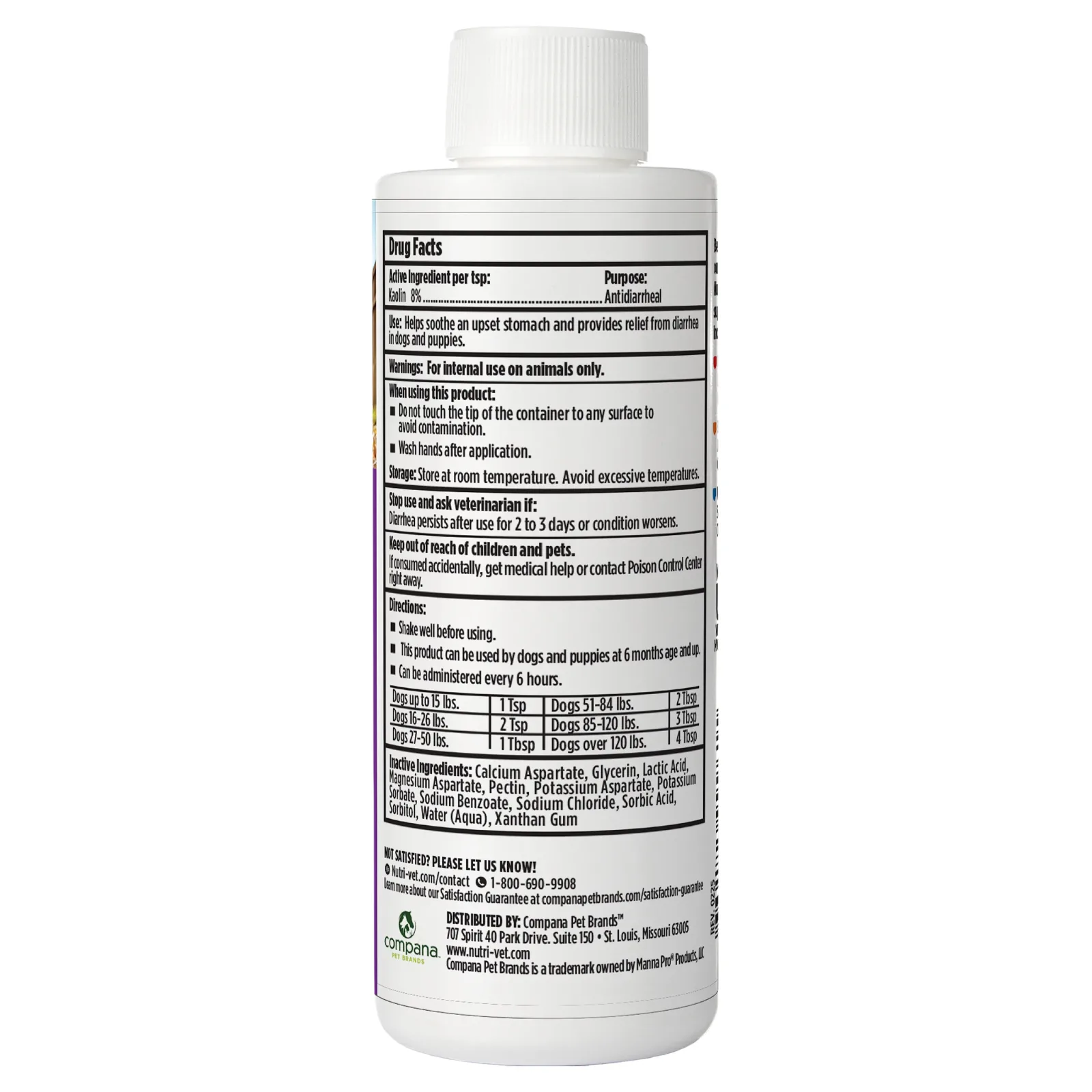 Nutri-Vet Anti-Diarrhea Liquid for Dogs, 4 oz - Image 2