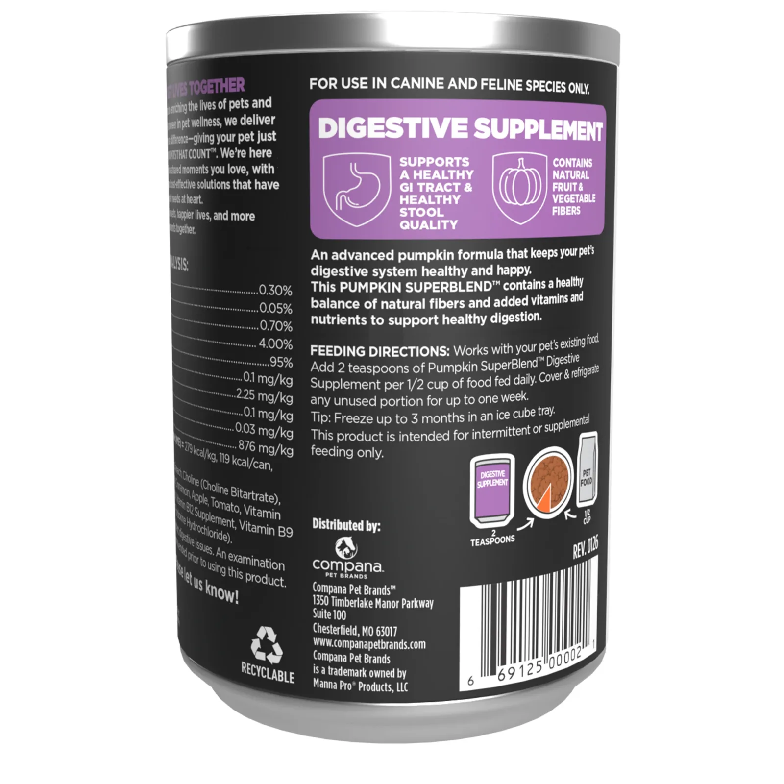 Nutri-Vet Digestive Supplement 15 oz - Image 2