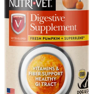 Nutri-Vet Digestive Supplement Fresh Pumpkin & Superblend 15oz 15 oz
