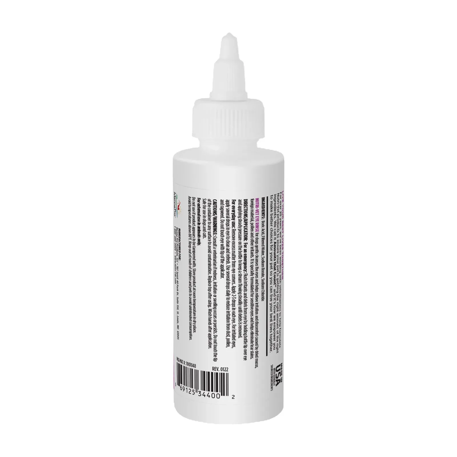 Nutri-Vet Eye Rinse Liquid 4 Ounce - Image 2