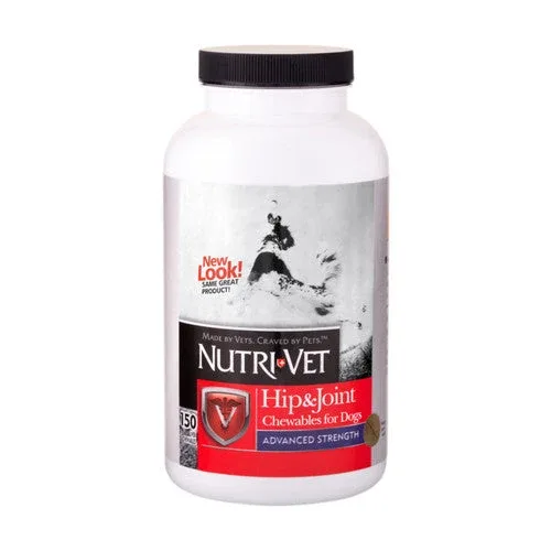 Nutri-Vet Hip & Joint Advanced Strength Chewables for Dogs - Liver Flavor 150ct - Image 2