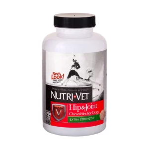Nutri-Vet Hip & Joint Extra Strength Chewables for Dogs Liver 120ct 120 ct