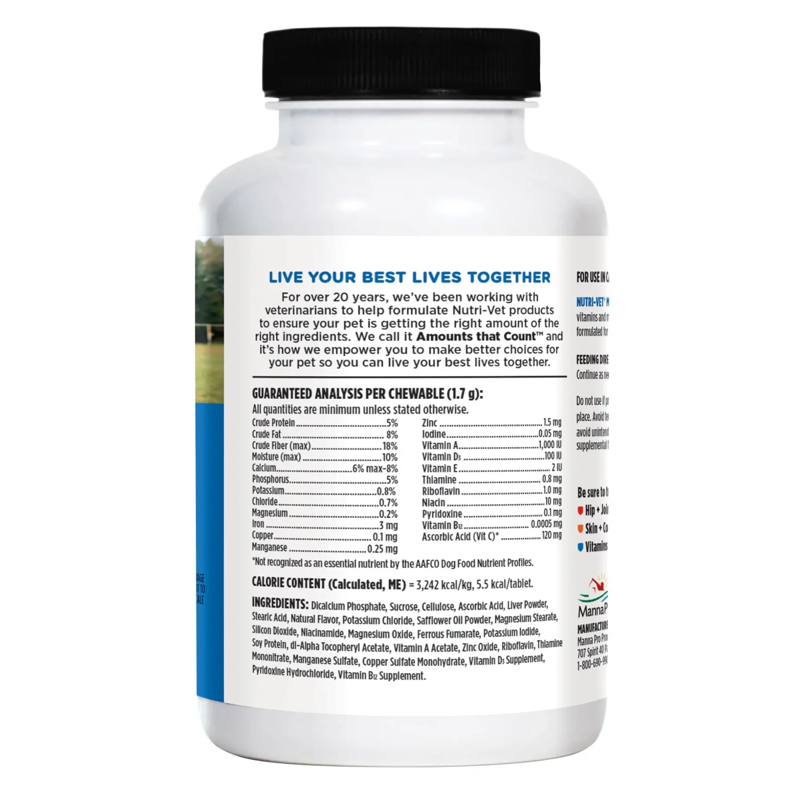 Nutri-Vet Multi-Vite Chewables For Dogs 120 Count - Image 2