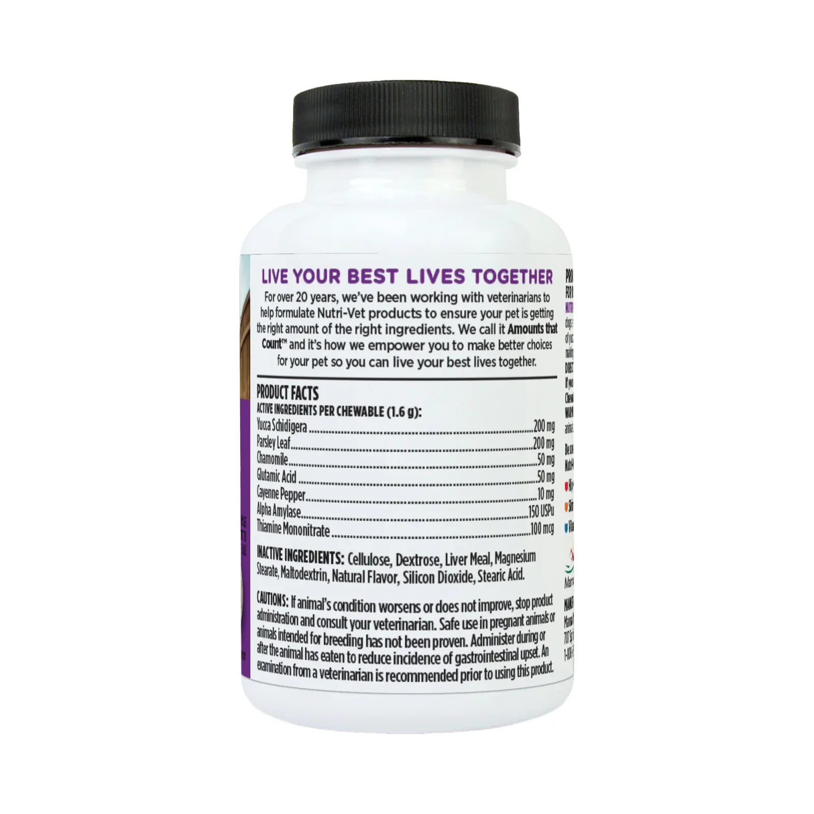 Nutri-Vet Nasty Habit Chewables For Dogs 60 Count - Image 2