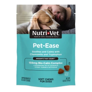 Nutri-Vet Pet-Ease Soft Chews for Dogs, 65 Soft Chews