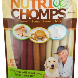 NutriChomps Assorted Falvor Twist Mini 15