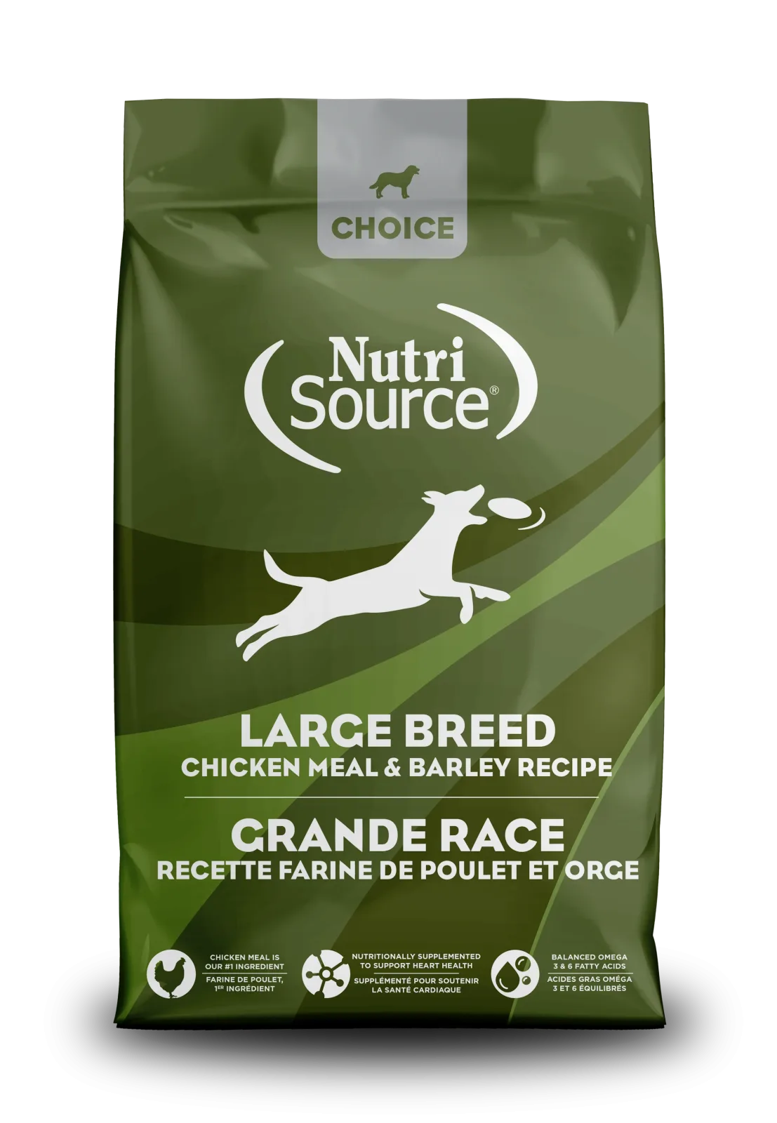 NutriSource Choice Adult ALS Large Breed Dry Dog Food Chicken 40 lb