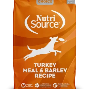 NutriSource Choice Dry Dog Food Turkey Meal & Barley 5 lb