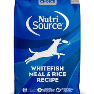 NutriSource Choice Dry Dog Food White Fish Meal & Rice 5 lb