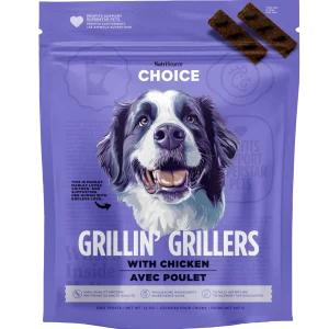 NutriSource Choice Grillin' Grillers Dog Treats Chicken 32 oz