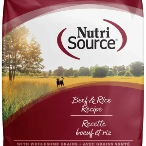 NutriSource Dry Dog Food Beef & Rice 12 lb