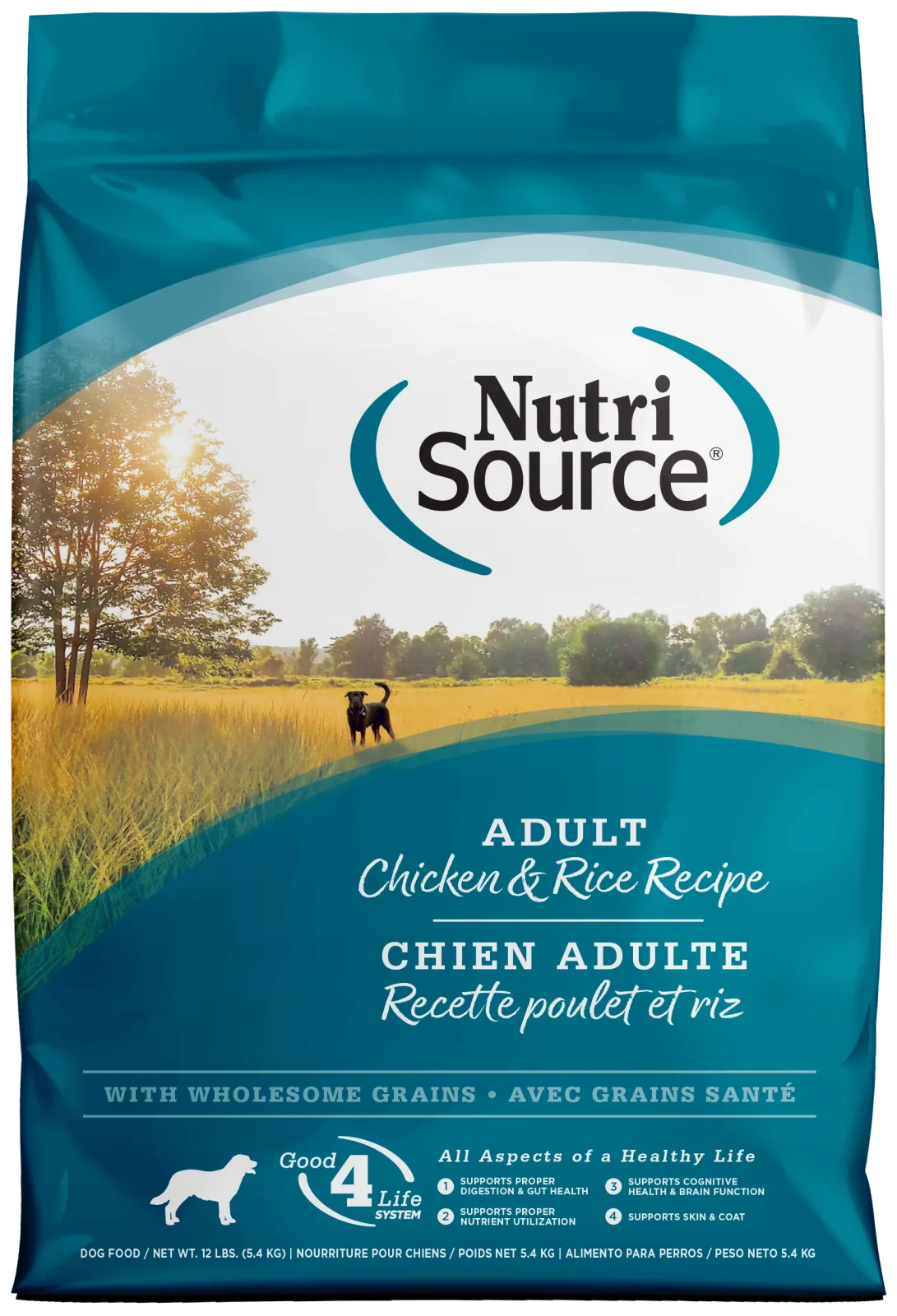 NutriSource Dry Dog Food Chicken & Rice 12 lb