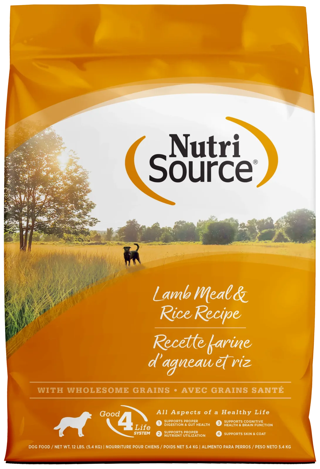NutriSource Dry Dog Food Lamb Meal & Rice 12 lb