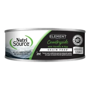 NutriSource Element Series Countryside Grain-Free Wet Cat Food - Chicken and Chicken Liver, 5.5 oz each, Case of 12