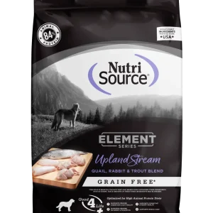 NutriSource Element Series Grain Free Dry Dog Food Upland Stream 4 lb