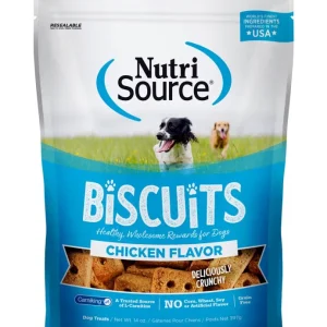 NutriSource Grain Free Chicken Biscuits Dog Treats