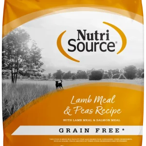 NutriSource Grain Free Dry Dog Food Lamb Meal & Peas 12 lb