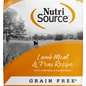 NutriSource Grain Free Dry Dog Food Lamb Meal & Peas 4 lb