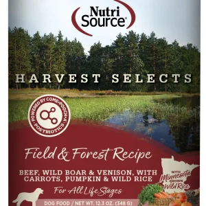 NutriSource Harvest Selects Canned Dog Food Field & Forest 12ea/12.3 oz