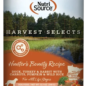 NutriSource Harvest Selects Canned Dog Food Hunter's Bounty 12ea/12.3 oz