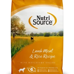 NutriSource Lamb Meal & Rice Dry Dog Food, 26-lb