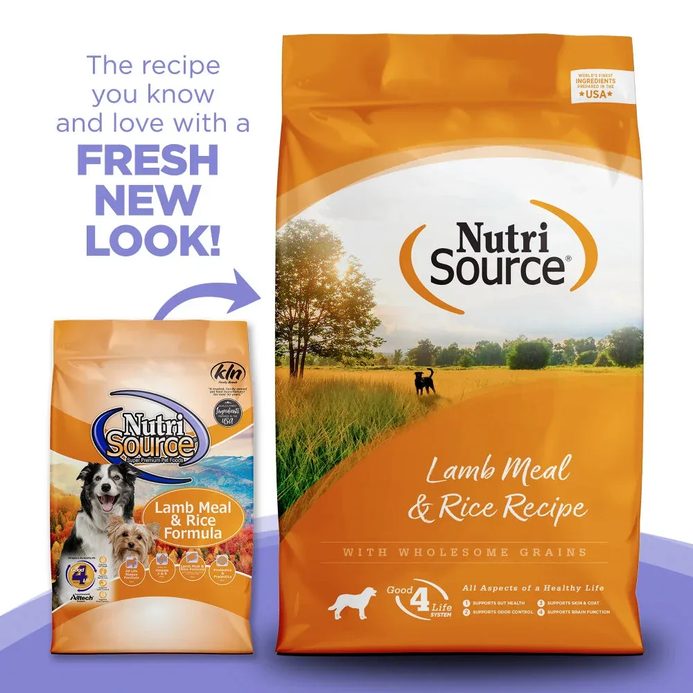NutriSource Lamb Meal & Rice Dry Dog Food, 26-lb - Image 2