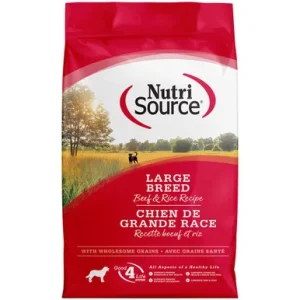NutriSource Large Breed Beef & Rice Recipe w/ Wholesome Grains Dry Dog Food
