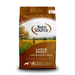 NutriSource Large Breed Dry Dog Food Lamb & Rice 26 lb