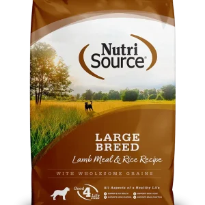 NutriSource Large Breed Lamb Meal & Rice 26lbs