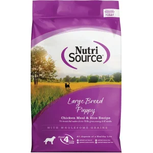 NutriSource Large Breed Puppy Chicken Dry Dog Food 1.5 Lb L-1x}131123