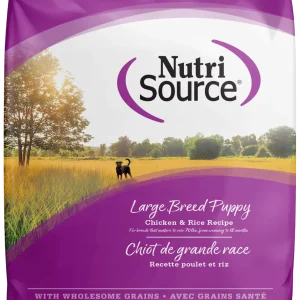 NutriSource Large Breed Puppy Dry Dog Food Chicken & Rice 12 lb