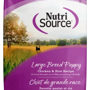 NutriSource Large Breed Puppy Dry Dog Food Chicken & Rice 4 lb