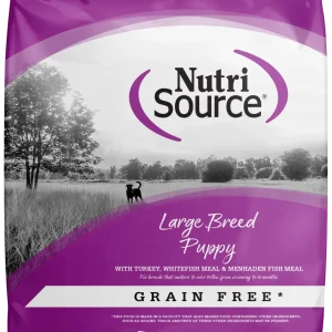 NutriSource Large Breed Puppy Grain Free Dry Dog Food Turkey 12 lb