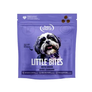 NutriSource Little Bites Dog Treats Duck 6 oz
