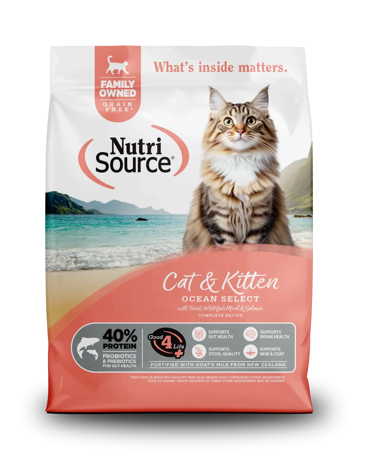 NutriSource NutriSource Select Recipe Grain Free Dry Cat Food Ocean Select 4 lb