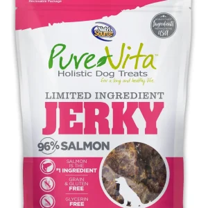 NutriSource Pure Vita Salmon Jerky Treats 4oz {L+1x} 131272