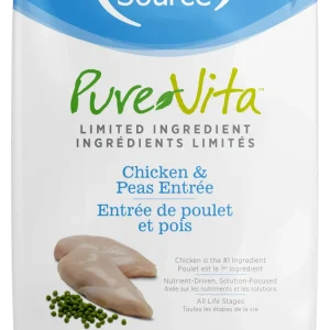 NutriSource PureVita LID Grain Free Dry Cat Food Chicken & Peas 1.5 lb