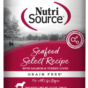 NutriSource Select Recipe Grain Free Canned Dog Food Seafood Select 12ea/12.3 oz
