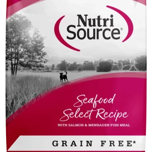 NutriSource Select Recipe Grain Free Dry Dog Food Seafood Select 4 lb