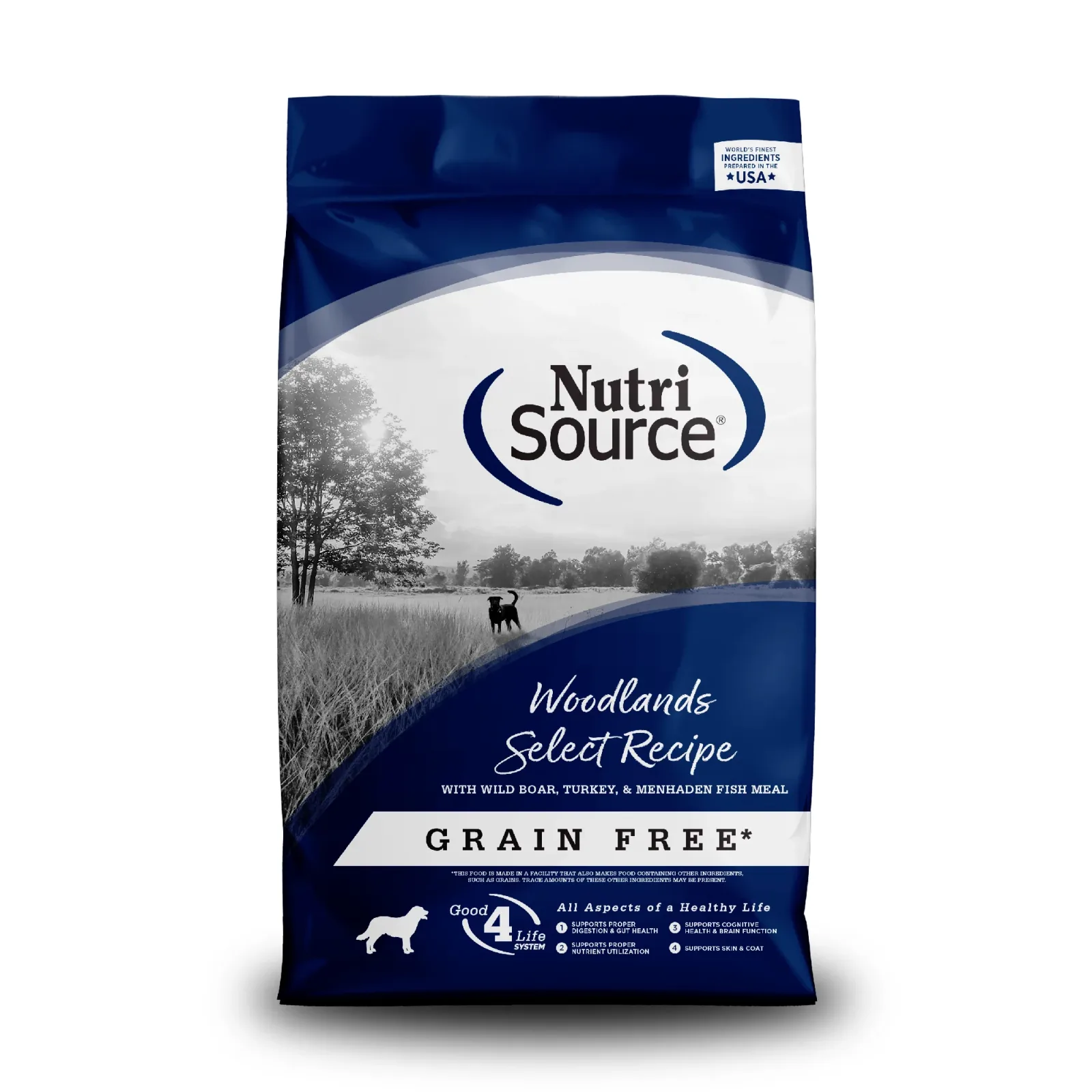 NutriSource Select Recipe Grain Free Dry Dog Food Woodlands Select 26 lb