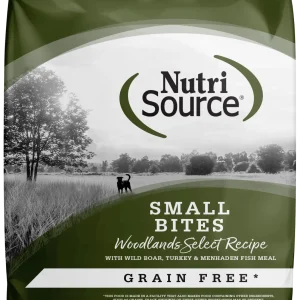 NutriSource Select Recipe Small Bites Grain Free Dry Dog Food Woodlands Select 12 lb