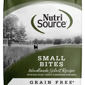 NutriSource Select Recipe Small Bites Grain Free Dry Dog Food Woodlands Select 4 lb