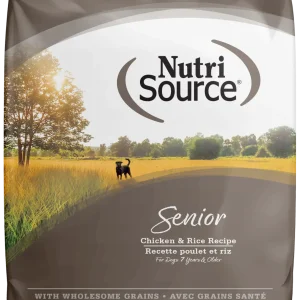 NutriSource Senior Dry Dog Food Chicken & Rice 12 lb